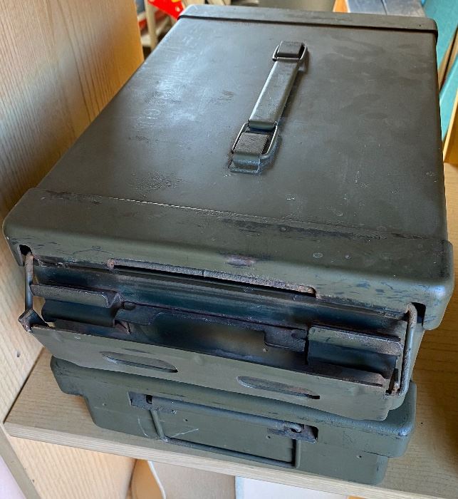 Large U.S. Ammunition Boxes