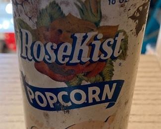 Old RoseKist Popcorn Can