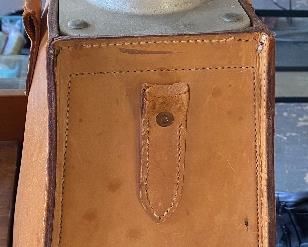 Old Meter Maid Leather Change Collection Box