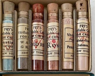 Fry's Color for China Cork Top Vials (Paint Set)