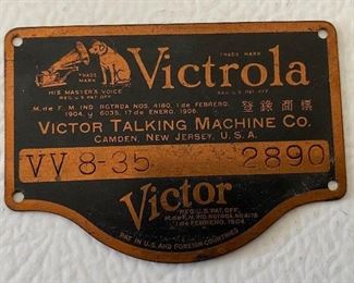 Old Victrola Badge