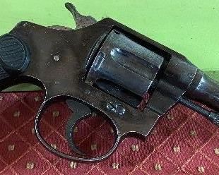 Colt Police Positive 38 Revolver with S.E.C. No. 995 Strap Stamp (SN 80554) 