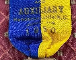 VFW Auxiliary Medal Hendersonville, N.C. 