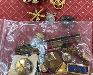 Assorted Ribbons and Badges