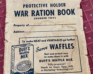 Full WW2 Ration Book