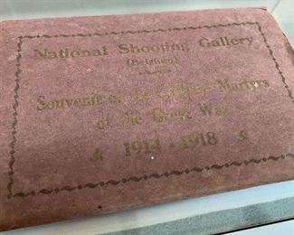 1918 Belgian Shooting Gallery Post Card Booklet