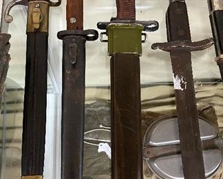 Assorted Bayonets and Knives
