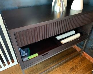 16. Domicile Drinks Table w/ 2 Drawers and 2-8" Pull Out Trays (43" x 20" x 38")