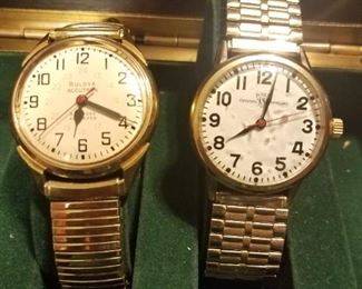 Both Railroad Approved..Bulova Accutron and Ball (Both Running)