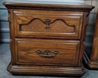 corresponding nightstand