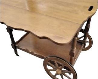 vintage bar cart