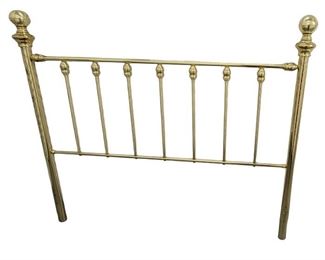 brass headboard