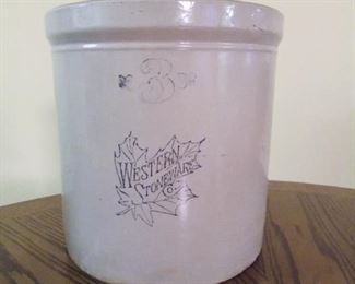 Good condition on this #3 Western  Stoneware 