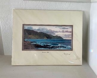 Mse066 Gary Reed "Waianae Coast" Signed Print, New in Package