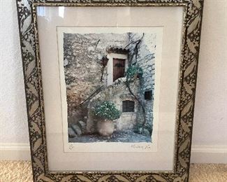 Mse065 Framed & Matted Scenic Photograph Signed by Artist