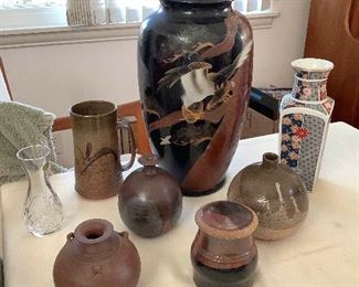 Mse074 Various Ceramic Vases, Crystal Vase & More!