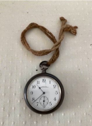 Mse090 Vintage A.W.W. Co. Silver? Pocket Watch
