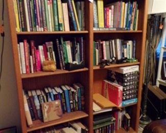 bookcases & books