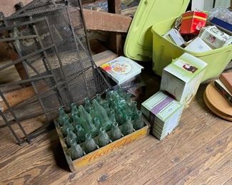 Coca coals bottle collection and tray