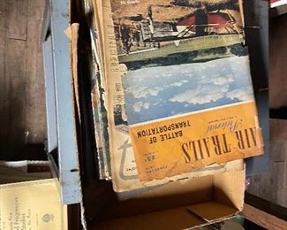 GUN, AIR, SPACE, WORLDS FAIR, POSTCARDS** UNIQUE LEATHER AND WOOD 1880’S COLLECTION