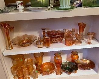 Collections of depression glass