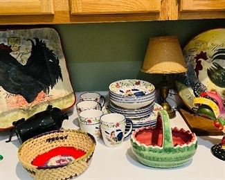 Rooster decor collection
