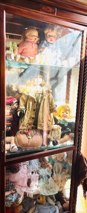 Large antique and vintage doll collection