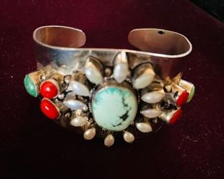 Navajo Sterling cuff bracelet
