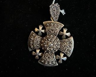 Jerusalem silver pendant