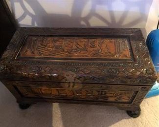 CARVED CHEST
