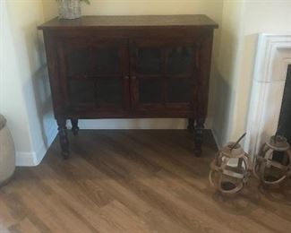       Beautiful Pottery Barn Entry Cabinet with Storage
Very Heavy
$350. 
Eligible for Presale 
