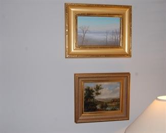 Oil Paintings all over the house-living room