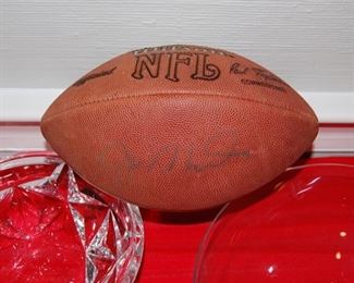 Signed NFL Football