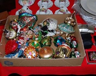 Figural Christmas Ornaments- moved to living room