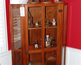 Oak Corner cabinet= Bring helpers to move