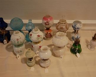 Collection of Miniature Oil Lamps- these are the old ones