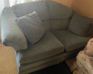 Blue Broyhill Couch