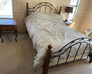 Queen Bed and Matching Nightstands