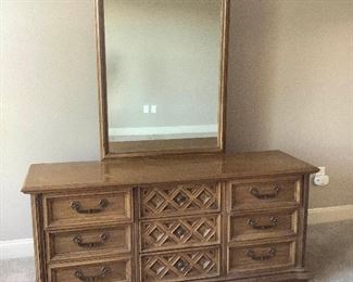 Thomasville Dresser and Mirror