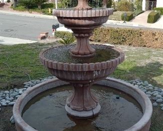 OFFERED FOR PRESALE - Fountain (approximately 7-foot tall)