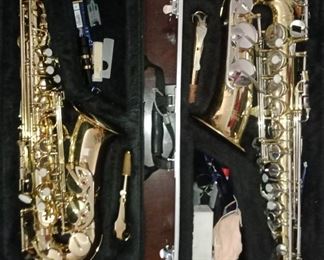 Yamaha YAS-23 Saxophone and Anaxa Saxophone