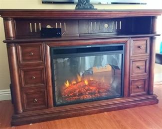 TV stand / Faux Fireplace / Heater