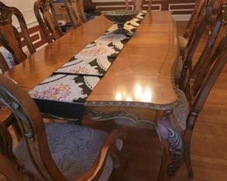 Beautiful French Dining table and chairs