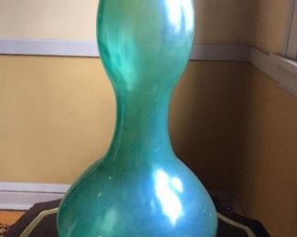 beautiful large art glass vase