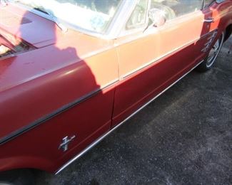 1966 Red Mustang Convertible