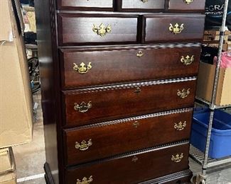extra tall solid wood chest of drawers