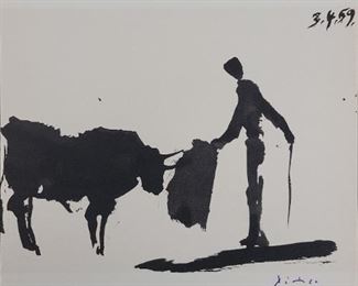 5D:  Pablo Picasso "Toros Y Toreros" Lithograph
Est. $450-$900
