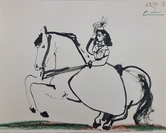 13D:  Pablo Picasso "Toros Y Toreros" Lithograph
Est. $450-$900