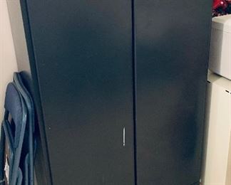 Black Cabinet is $100: 36" wide, 58" tall, 18" deep.