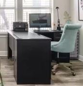 Office Desk, Chair, Dell AIO PC, Epson Photo Printer, Desk Lamp and Swivel/Rolling Chair - Priced individually
